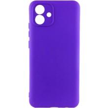 Чехол Silicone Cover Lakshmi Full Camera (A) для Samsung Galaxy A05 (Синий)