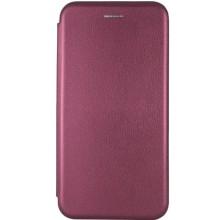 Кожаный чехол-книжка Classy для Samsung Galaxy A05 – Бордовый
