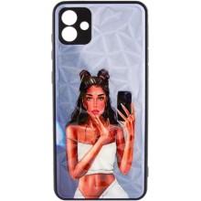 TPU+PC чохол Prisma Ladies для Samsung Galaxy A05 – Bla111111ck in White