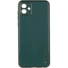 Кожаный чехол Xshield для Samsung Galaxy A05 (Зеленый)