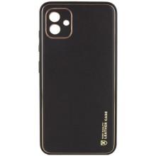 Кожаный чехол Xshield для Samsung Galaxy A05 (Черный)