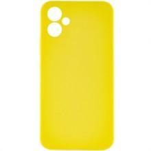 Чехол Silicone Cover Lakshmi Full Camera (AAA) для Samsung Galaxy A05 – Желтый
