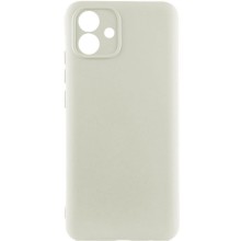 Чехол TPU GETMAN Liquid Silk Full Camera для Samsung Galaxy A05 (Песочный)