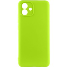 Чехол TPU GETMAN Liquid Silk Full Camera для Samsung Galaxy A05 (Салатовый)