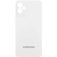 Чохол Silicone Cover Lakshmi Full Camera (AA) with logo для Samsung Galaxy A05 – Білий