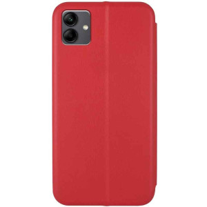 Кожаный чехол-книжка Classy для Samsung Galaxy A05 – Красный