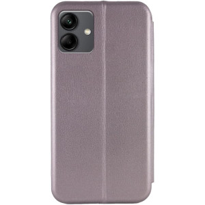 Кожаный чехол-книжка Classy для Samsung Galaxy A05 – Серый