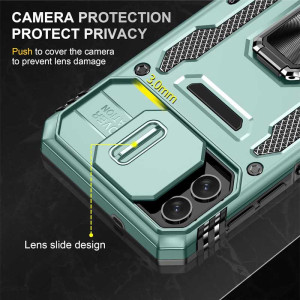 Ударопрочный чехол Camshield Army Ring для Samsung Galaxy A05 – Зеленый