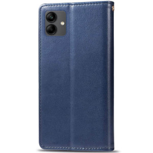 Шкіряний чохол-книжка GETMAN Gallant (PU) для Samsung Galaxy A05 – Синій