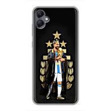 Чехлы для Samsung Galaxy A05 (Leo чемпион) (AlphaPrint) (Месси Король)