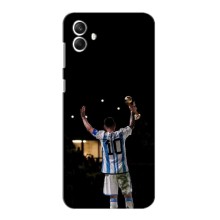 Чехлы Лео Месси Аргентина для Samsung Galaxy A05 (Лео Чемпион)