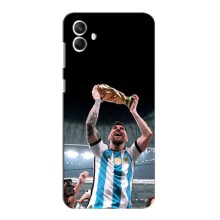 Чехлы Лео Месси Аргентина для Samsung Galaxy A05 (Счастливый Месси)