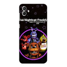Чехлы Пять ночей с Фредди для Самсунг А05 – Лого Фредди