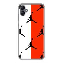 Чехлы для Samsung Galaxy A05 - с картинкой JORDAN (AlphaPrint) (Лого Джордан)