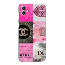 Чехол (Dior, Prada, YSL, Chanel) для Samsung Galaxy A05 (Модница)