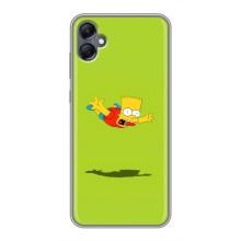 Чехол с Симпсонами для Samsung Galaxy A05 (VPrint) (Барт Симпсон)