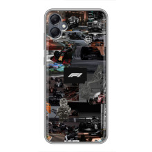 Чехол Формула1 на Samsung Galaxy A05 – Коллаж Ф1