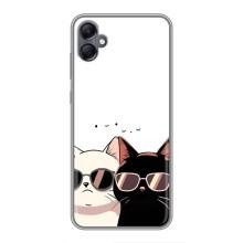 Чехол с рисунком кот на Samsung Galaxy A05 (Коты в очках)