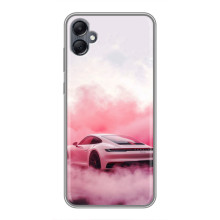 Чехол с авто Порше для Samsung Galaxy A05 – Розовый Порше