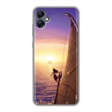 Чехол с мультфильмом Моана Samsung Galaxy A05 (Моана в море)
