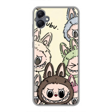 Чехол с Лабубу на Samsung Galaxy A05 – Коллаж Лабубу