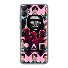 Чехол Гра в кальмара для Samsung Galaxy A05 – Персонажи игры кальмара