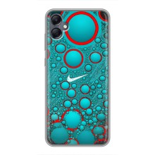 Силиконовый Чехол на Samsung Galaxy A05 с картинкой Nike – Найк зеленый