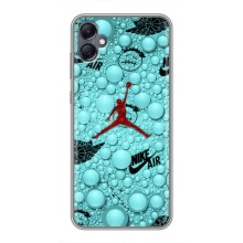 Силиконовый Чехол Nike Air Jordan на Самсунг А05 (Джордан Найк)