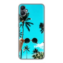 Силиконовый чехол с КАРТИНКАМИ лето для Samsung Galaxy A05 (AlphaPrint) (Взгляд лето)