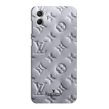 Текстурный Чехол Louis Vuitton для Самсунг А05 (Белый ЛВ)