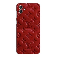 Текстурный Чехол Louis Vuitton для Самсунг А05 (Красный ЛВ)