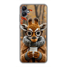 Друкований чохол 'Звірята з кавою' для Samsung Galaxy A05 – Жираф з кавою