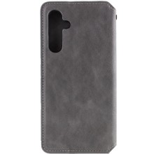Кожаный чехол книжка GETMAN Cubic (PU) для Samsung Galaxy A05s – Серый
