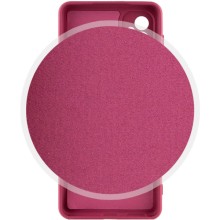 Чехол Silicone Cover Lakshmi Full Camera (A) для Samsung Galaxy A05s – Бордовый