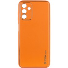 Кожаный чехол Xshield для Samsung Galaxy A05s – Оранжевый