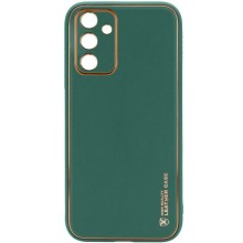 Шкіряний чохол Xshield для Samsung Galaxy A05s – Зелений