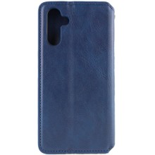 Кожаный чехол книжка GETMAN Cubic (PU) для Samsung Galaxy A05s – Синий