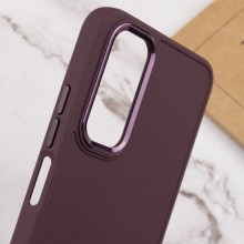 TPU чохол Bonbon Metal Style для Samsung Galaxy A05s – Бордовий