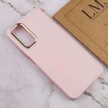 TPU чохол Bonbon Metal Style для Samsung Galaxy A05s – Рожевий