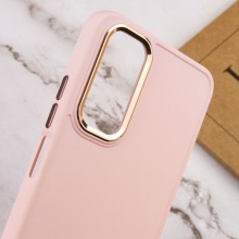 TPU чохол Bonbon Metal Style для Samsung Galaxy A05s – Рожевий