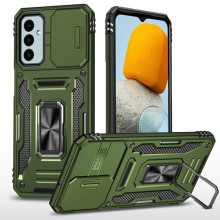 Ударопрочный чехол Camshield Army Ring для Samsung Galaxy A05s (Оливковый)