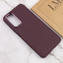 TPU чехол Bonbon Metal Style для Samsung Galaxy A05s – Бордовый