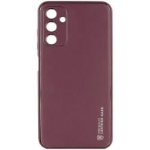 Шкіряний чохол Xshield для Samsung Galaxy A05s – Бордовий