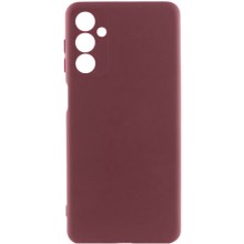 Чехол TPU GETMAN Liquid Silk Full Camera для Samsung Galaxy A05s (Бордовый)