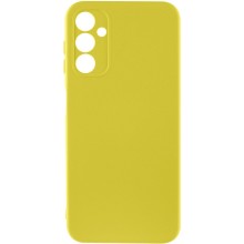 Чехол TPU GETMAN Liquid Silk Full Camera для Samsung Galaxy A05s (Желтый)