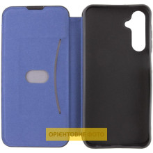 Кожаный чехол-книжка Belora для Samsung Galaxy A05s – Темно-синий