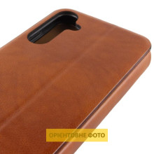 Кожаный чехол-книжка Belora для Samsung Galaxy A05s – Коричневый