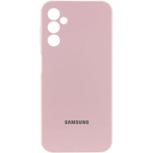 Чехол Silicone Cover Lakshmi Full Camera (AA) with logo для Samsung Galaxy A05s – Розовый