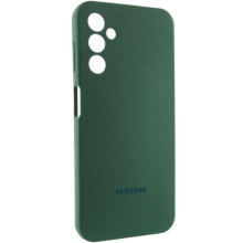Чехол Silicone Cover Lakshmi Full Camera (AAA) with Logo для Samsung Galaxy A05s – Зеленый