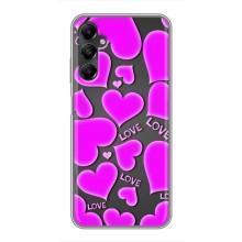 Чехлы для любимой на Самсунг А05s (VPrint) (Pink hearts)
